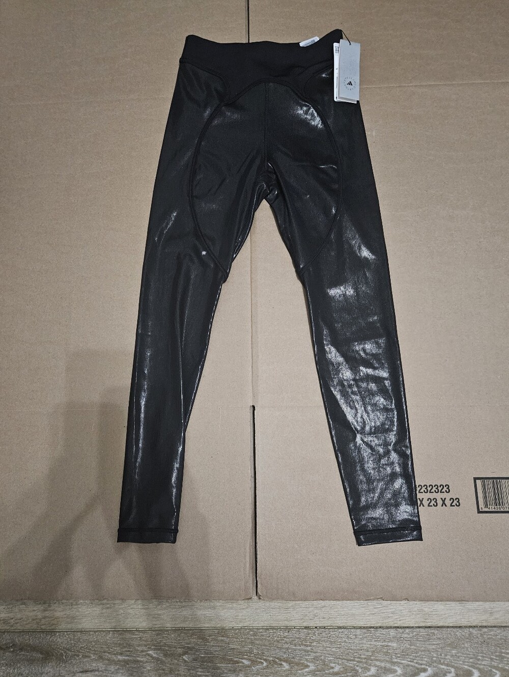 Adidas Stella Mccartney Training Micro Dot Black Leggings